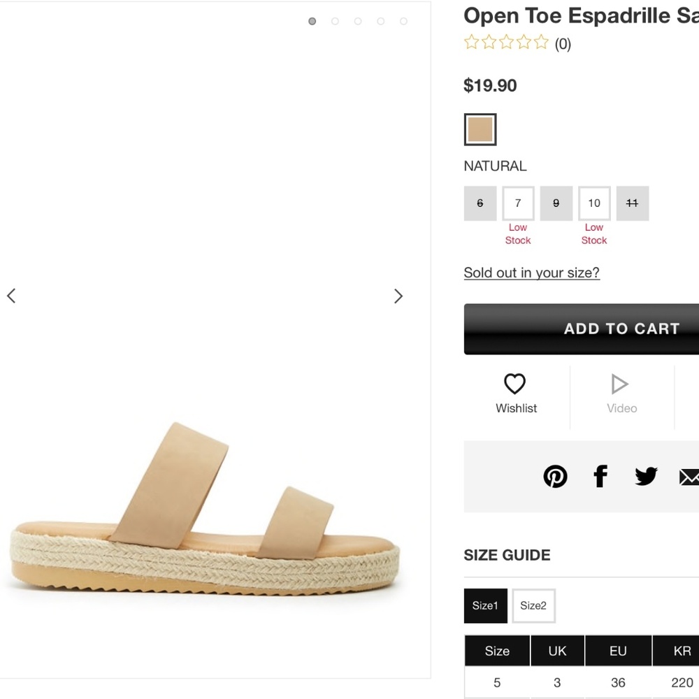 Espadrille sandals